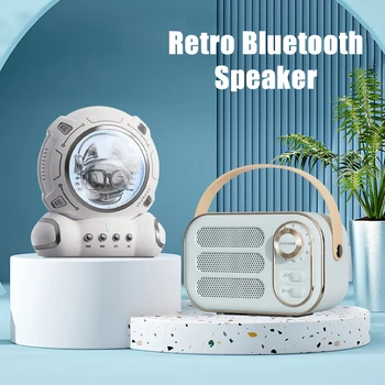 Retro Bluetooth Mini Speaker HM11 Klasiskā Retro Mūzikas Atskaņotāja Skaņas Stereo Portatīvie Apdare Ceļojumu Skaļruņi Creative Dāvanu