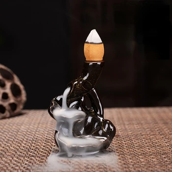 Mini Ūdenskritums Vīraks Degļu Keramikas Sālsūdenim Budas Vīraka Kvēpināmais Trauks Sālsūdenim Vīraka Turētājs Ir Iekšlietu Ministrijas Jogas Dekori Tējas Ceremonija
