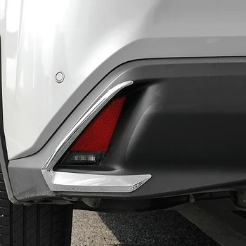 2gab par Lexus UX ZA10 UX200 UX250H 2019-2020 ABS Chrome, Aizmugurējie Miglas Lukturi Rāmi, Vāku Apdare